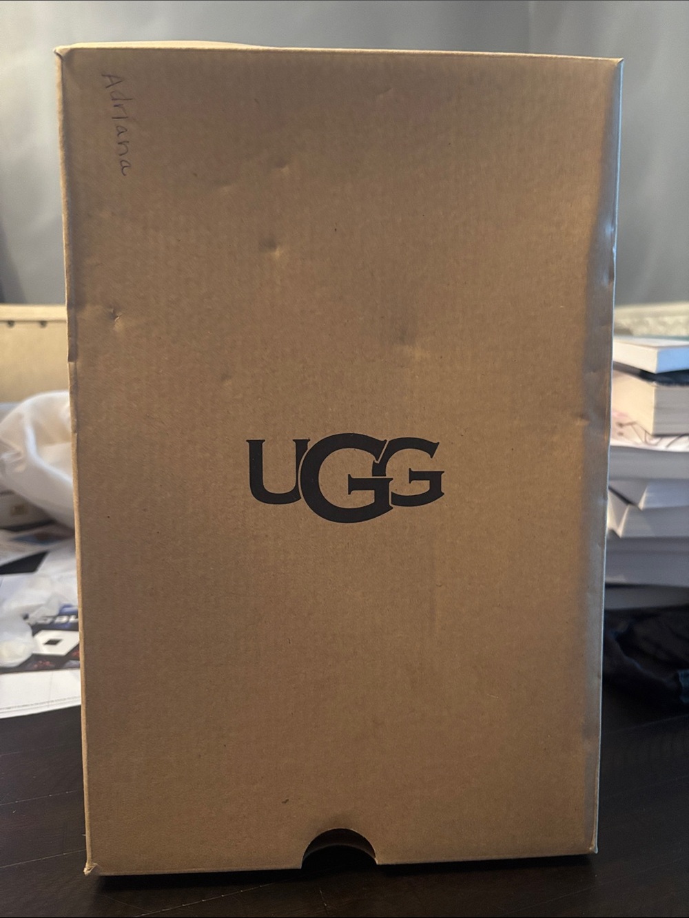Empty UGG Chestnut Brown Slipper Clog Box only